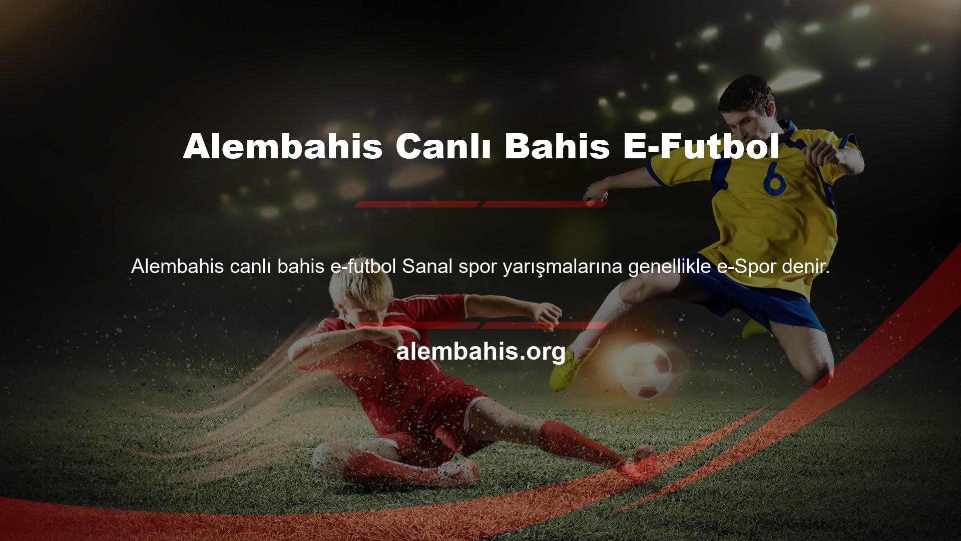Alembahis Canlı Bahis E-Futbol