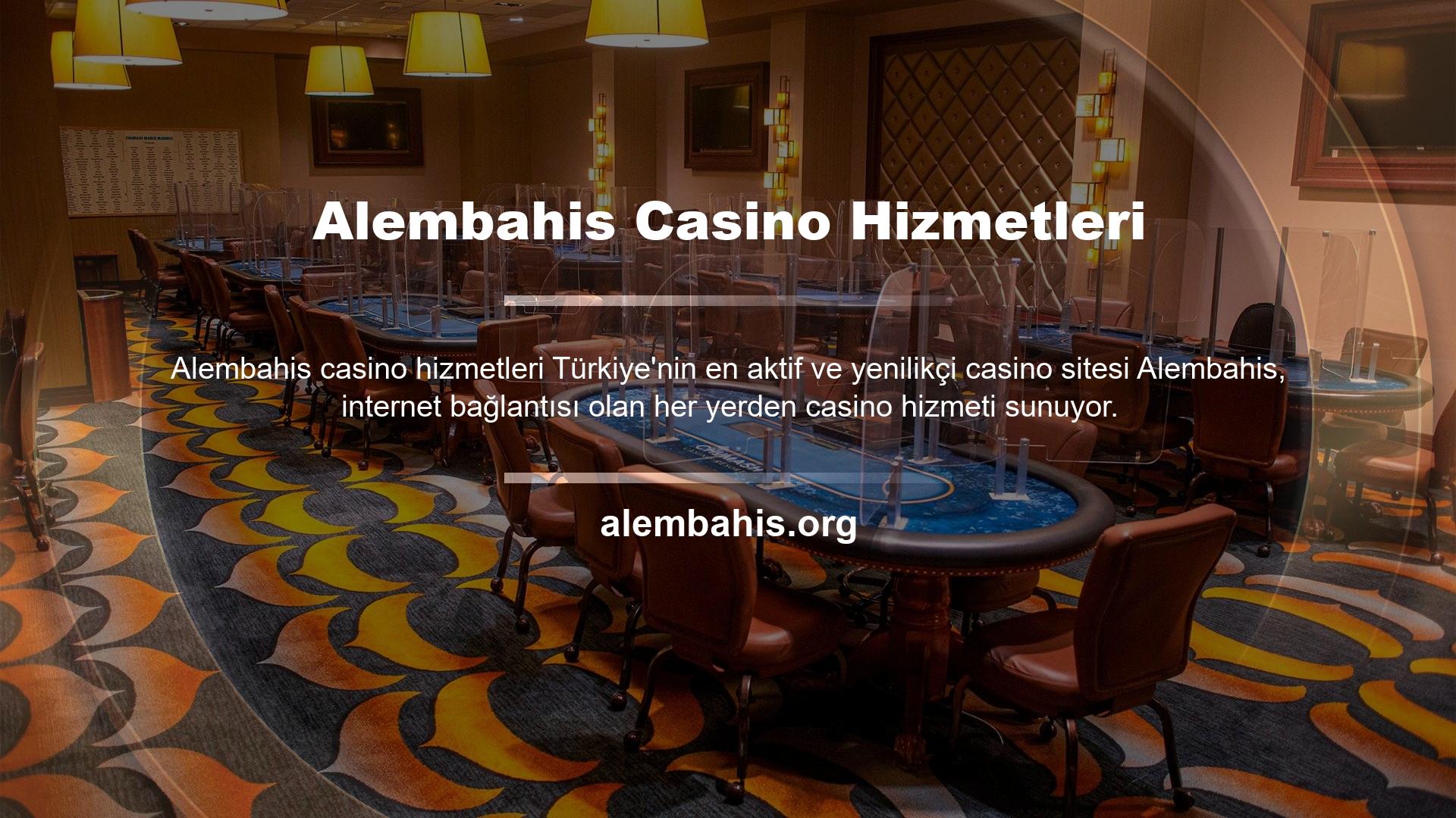 Ayrıca sunulan casino hizmetleri yelpazesi oldukça geniştir ve umut verici bir deneyim vaat etmektedir